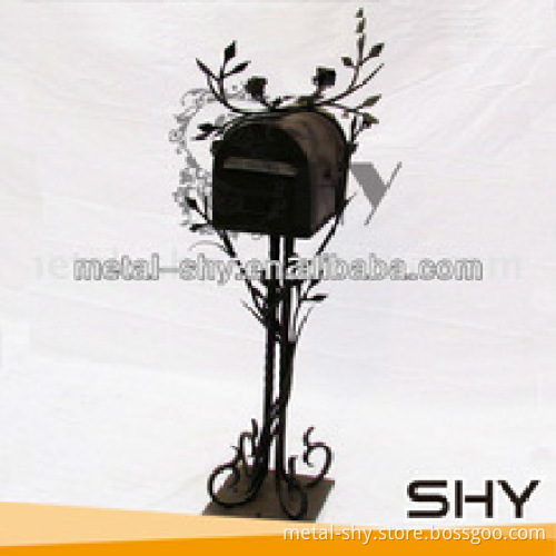 Wholesale mailbox cast aluminum antique with stand post